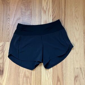 Black Lululemon shorts size 4